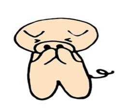 Nose big rabbit and friends sticker #4818387