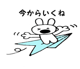 Nose big rabbit and friends sticker #4818398