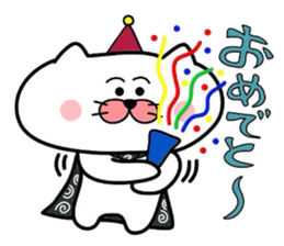 Furoshiki nyanko Matsukichi 5 sticker #4818991