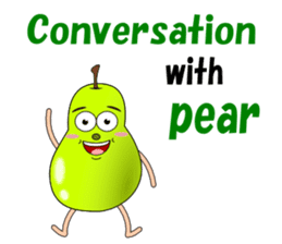 Conversation with pear English sticker #4819120