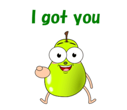 Conversation with pear English sticker #4819149