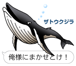 Aquatic organisms Sticker(Japanese) sticker #4819204