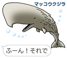 Aquatic organisms Sticker(Japanese) sticker #4819205
