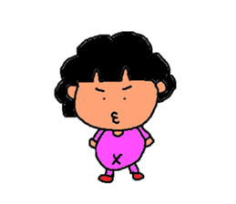 Japanese fat housewife MACHIKO sticker #4819240