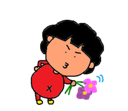 Japanese fat housewife MACHIKO sticker #4819243