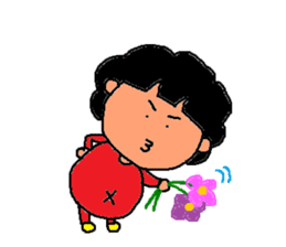 Japanese fat housewife MACHIKO sticker #4819243