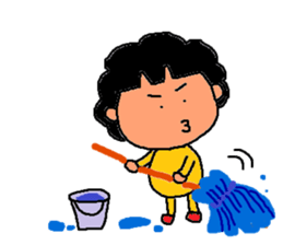 Japanese fat housewife MACHIKO sticker #4819245