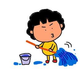 Japanese fat housewife MACHIKO sticker #4819245