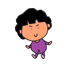 Japanese fat housewife MACHIKO sticker #4819250