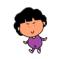 Japanese fat housewife MACHIKO sticker #4819250