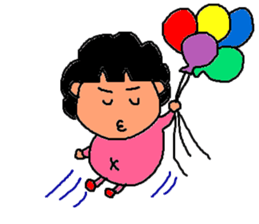 Japanese fat housewife MACHIKO sticker #4819252