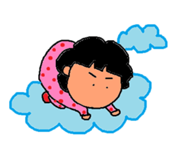 Japanese fat housewife MACHIKO sticker #4819254