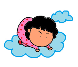 Japanese fat housewife MACHIKO sticker #4819254