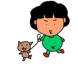 Japanese fat housewife MACHIKO sticker #4819262