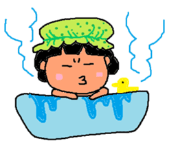 Japanese fat housewife MACHIKO sticker #4819268