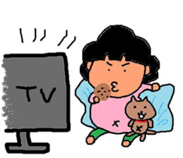 Japanese fat housewife MACHIKO sticker #4819269