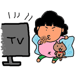 Japanese fat housewife MACHIKO sticker #4819269