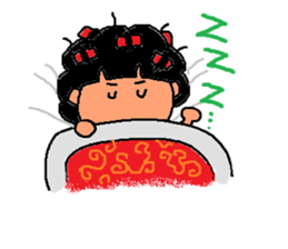 Japanese fat housewife MACHIKO sticker #4819270