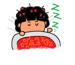 Japanese fat housewife MACHIKO sticker #4819270