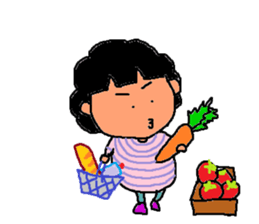 Japanese fat housewife MACHIKO sticker #4819272