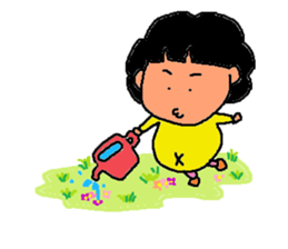 Japanese fat housewife MACHIKO sticker #4819273