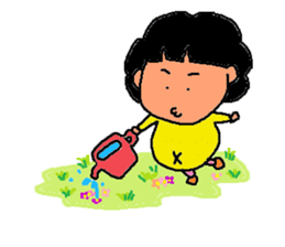 Japanese fat housewife MACHIKO sticker #4819273