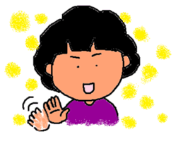 Japanese fat housewife MACHIKO sticker #4819276