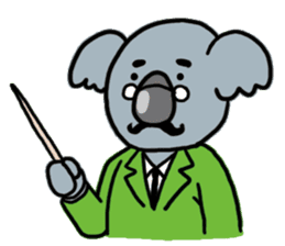 Koala teacher and hippopotamus teacher sticker #4819880