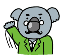 Koala teacher and hippopotamus teacher sticker #4819882