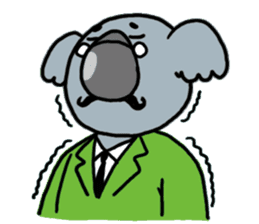 Koala teacher and hippopotamus teacher sticker #4819885