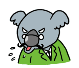 Koala teacher and hippopotamus teacher sticker #4819896