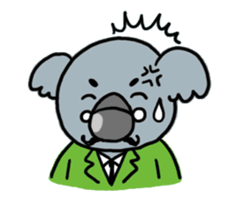 Koala teacher and hippopotamus teacher sticker #4819897
