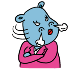 Koala teacher and hippopotamus teacher sticker #4819909