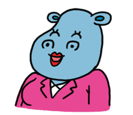 Koala teacher and hippopotamus teacher sticker #4819914