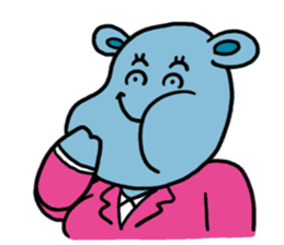 Koala teacher and hippopotamus teacher sticker #4819917