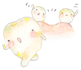 Happy Tooth Ha-chan sticker #4820046