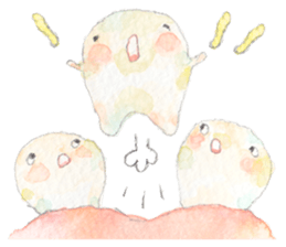 Happy Tooth Ha-chan sticker #4820056