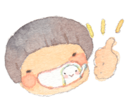 Happy Tooth Ha-chan sticker #4820059