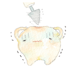Happy Tooth Ha-chan sticker #4820064