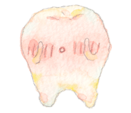 Happy Tooth Ha-chan sticker #4820073