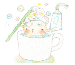 Happy Tooth Ha-chan sticker #4820075