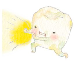 Happy Tooth Ha-chan sticker #4820077