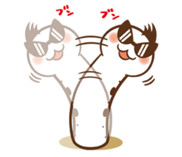 Chin-anago-no-uta "MOHICHIN Stickers" sticker #4820121