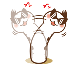 Chin-anago-no-uta "MOHICHIN Stickers" sticker #4820121