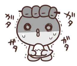 Cute chick and yakitori part2 sticker #4820711