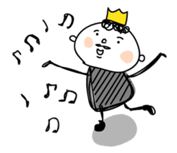 Lonely King sticker #4821328