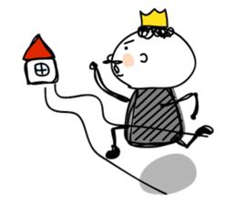 Lonely King sticker #4821329