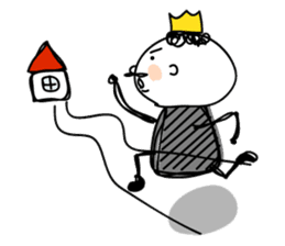 Lonely King sticker #4821329