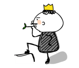 Lonely King sticker #4821335