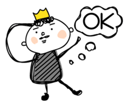 Lonely King sticker #4821341